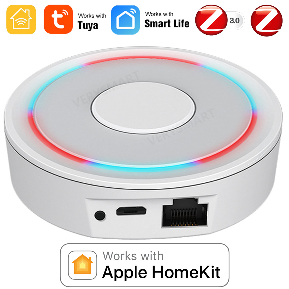 Smart Home Group - Homekkit ZigBee เกตเวย์ฮับสมาร์ทโฮมบริดจ์ ZigBee แอปการควบคุมระยะไกลทำงานร่วมกับ Apple