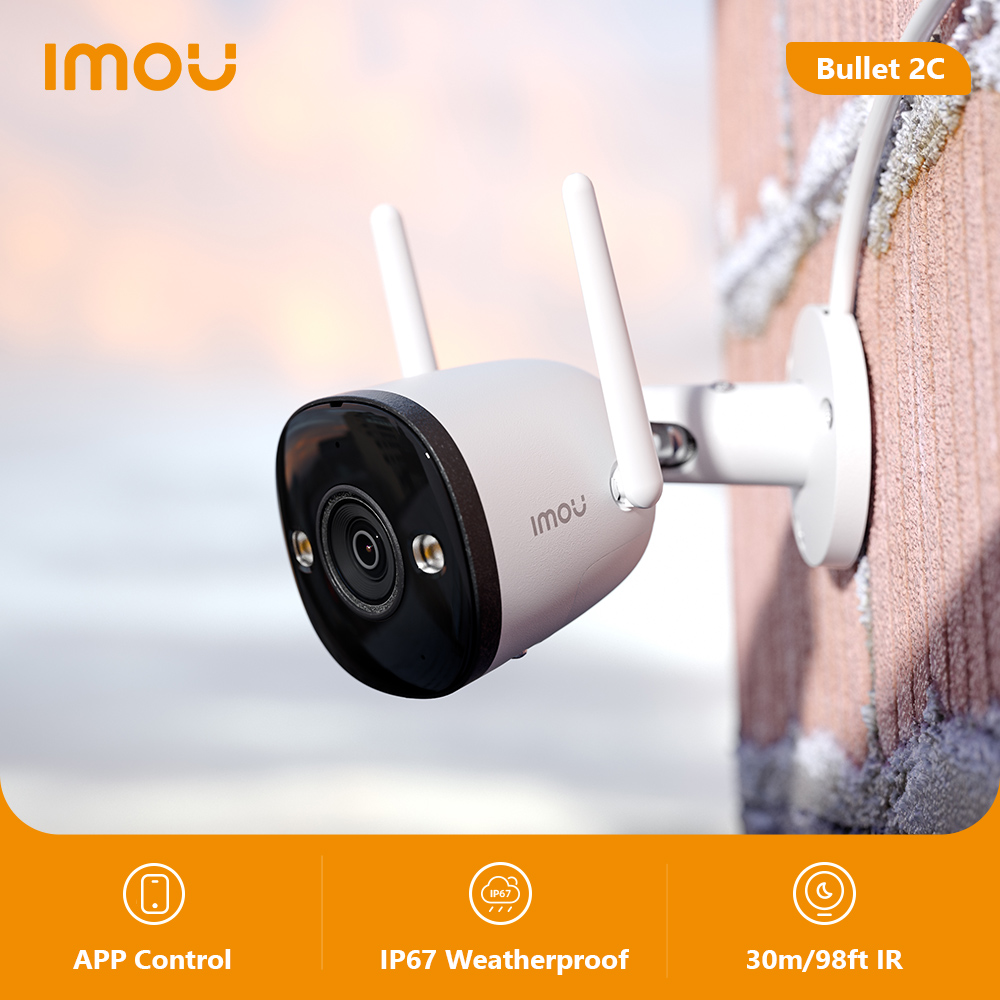 Smart Home Imou - IMOU Wifi กล้องกลางแจ้ง Bullet 2C 2MP