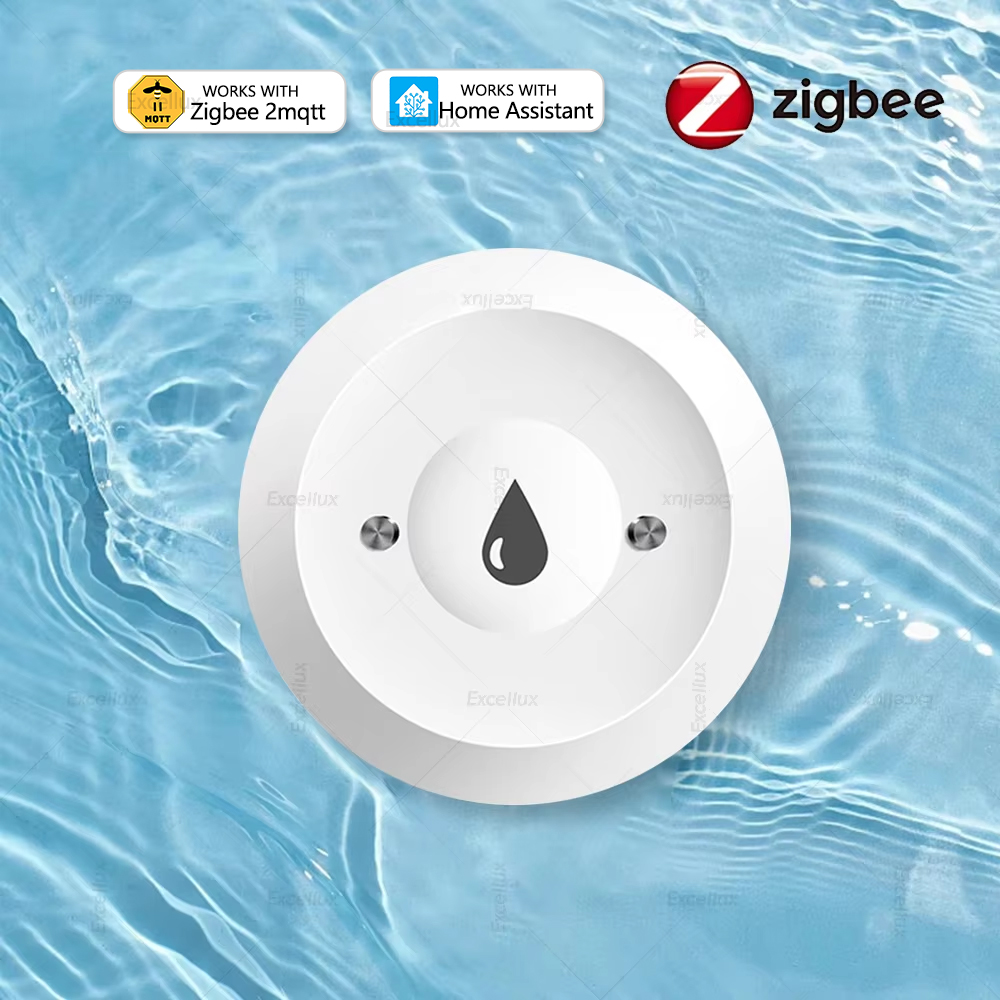 Smart Home Yale - Zigbee เครื่องตรวจจับน้ํารั่วเซนเซอร์เครื่องตรวจจับการรั่วไหล Smart Home Security การตรวจสอบเวลาจริงสนับสนุน