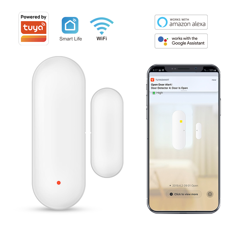 Smart Home Setup - Tuya สมาร์ทโฮมเซ็นเซอร์ประตู WiFi อัจฉริยะเครื่องตรวจจับเปิดปิด smartlife APP