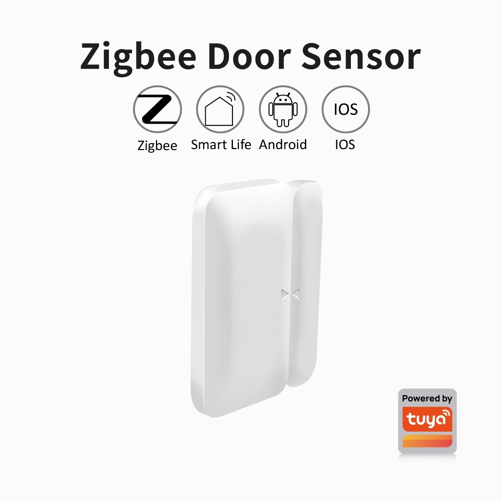 Smart Home Simple - เซ็นเซอร์ประตูหน้าต่างไร้สาย Tuya Zigbee มินิสมาร์ทโฮม เครื่องตรวจจับประตูไร้สาย ระบบแจ้งเตือนเปิด-ปิดประตู