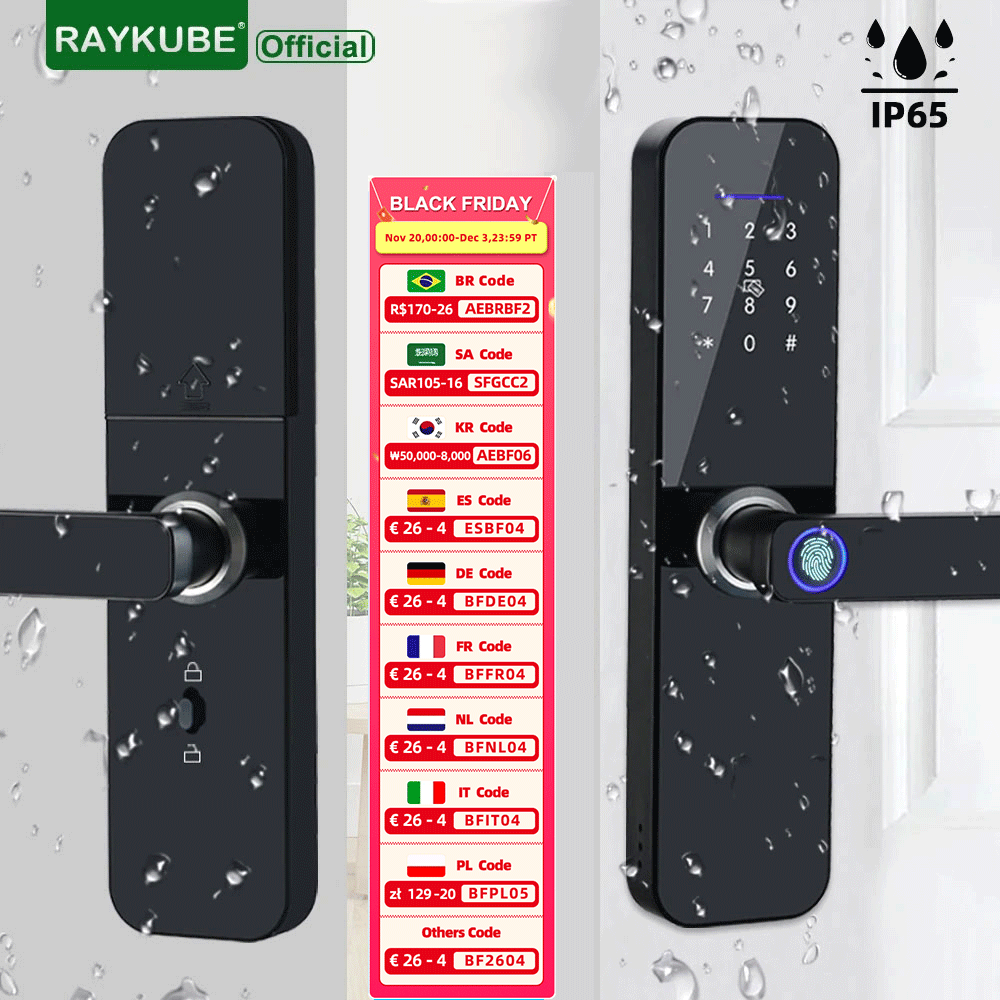Smart Home Ezviz - RAYKUBE F005 IP65 กันน้ํา Tuya Wifi