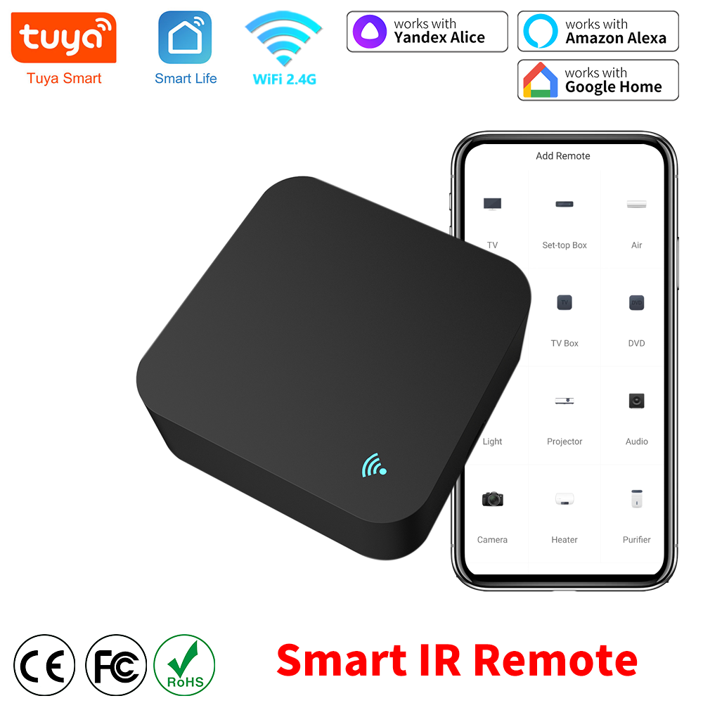 Universal Remote Smart Home - รีโมทคอนโทรล IR WIFI สมาร์ทสากลอินฟราเรด Tuya สำหรับการควบคุมสมาร์ทโฮมสำหรับทีวี