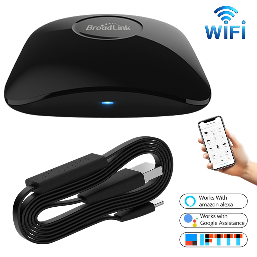 Universal Remote Smart Home - บรอดลิงค์ RM4 โปร ไออาร์ ไวไฟ อาร์เอฟสวิตช์รีโมทคอนโทรลอเนกประสงค์ตัวควบคุมอัจฉริยะเซ็นเซอร์