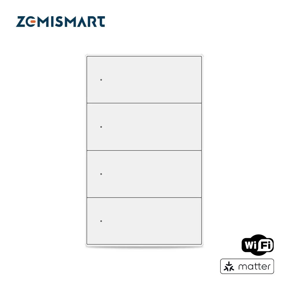 Smart Home Group - Zemismart Matter WiFi US AU สมาร์ทสวิตช์ไฟผนัง