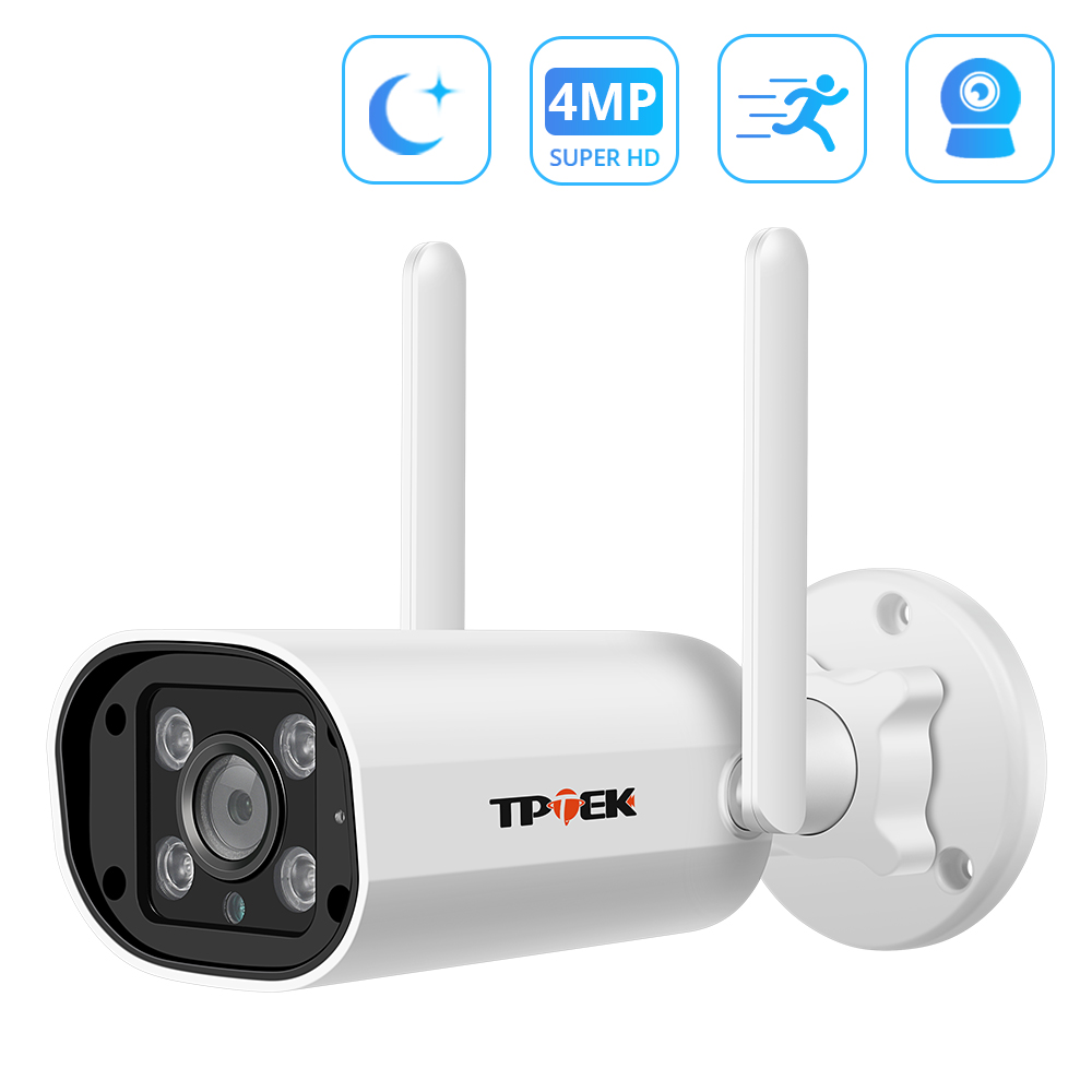 Smart Home Ezviz - กล้องไอพี2K ระบบกล้องวงจรปิดกลางแจ้ง Wi-Fi 4MP กล้องวงจรปิดไร้สาย Wi-Fi