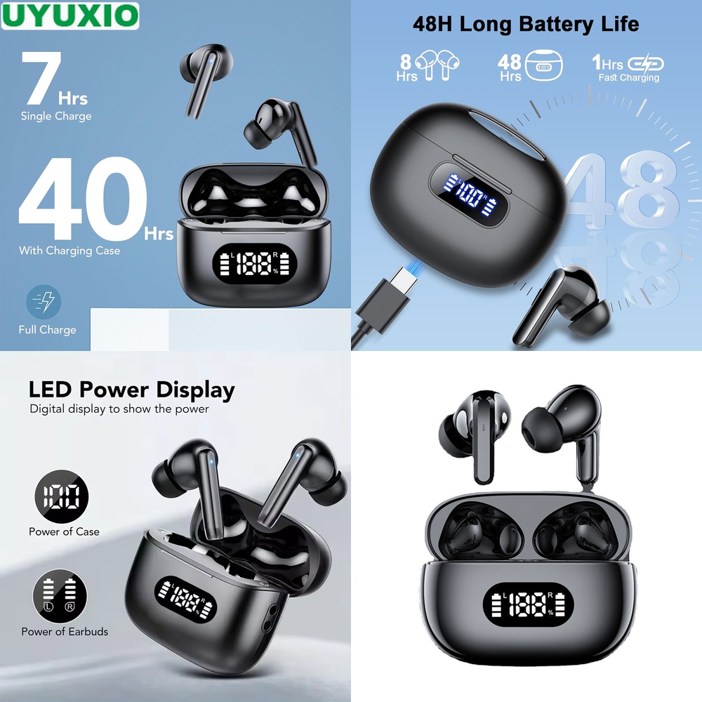 Smart Home Bone - หูฟังไร้สายและเอียร์บัดที่ให้ความสบายตลอดวัน พร้อมเคสแสดงผล LED อัจฉริยะ เล่นเพลงได้นาน 50