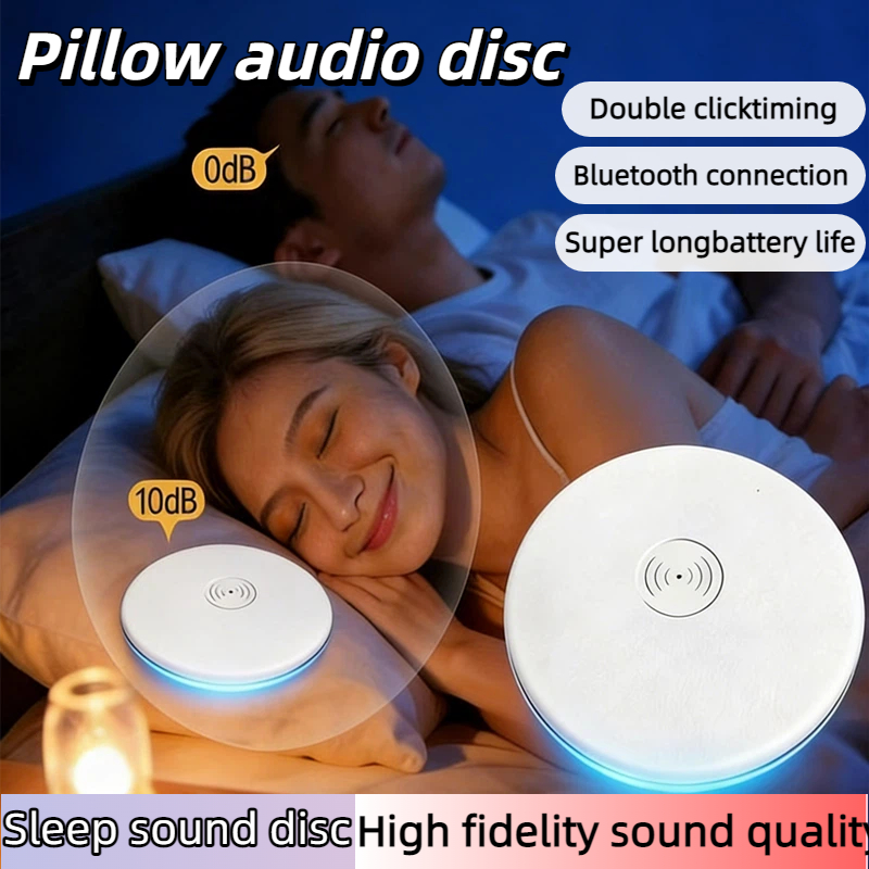 Smart Home Bone - ลำโพงบลูทูธ 5.4 แบบนำเสียงผ่านกระดูกบางเฉียบ สำหรับนอนหลับ คุณภาพเสียงระดับสูง ให้ประสบการณ์เสียงรอบทิศทาง