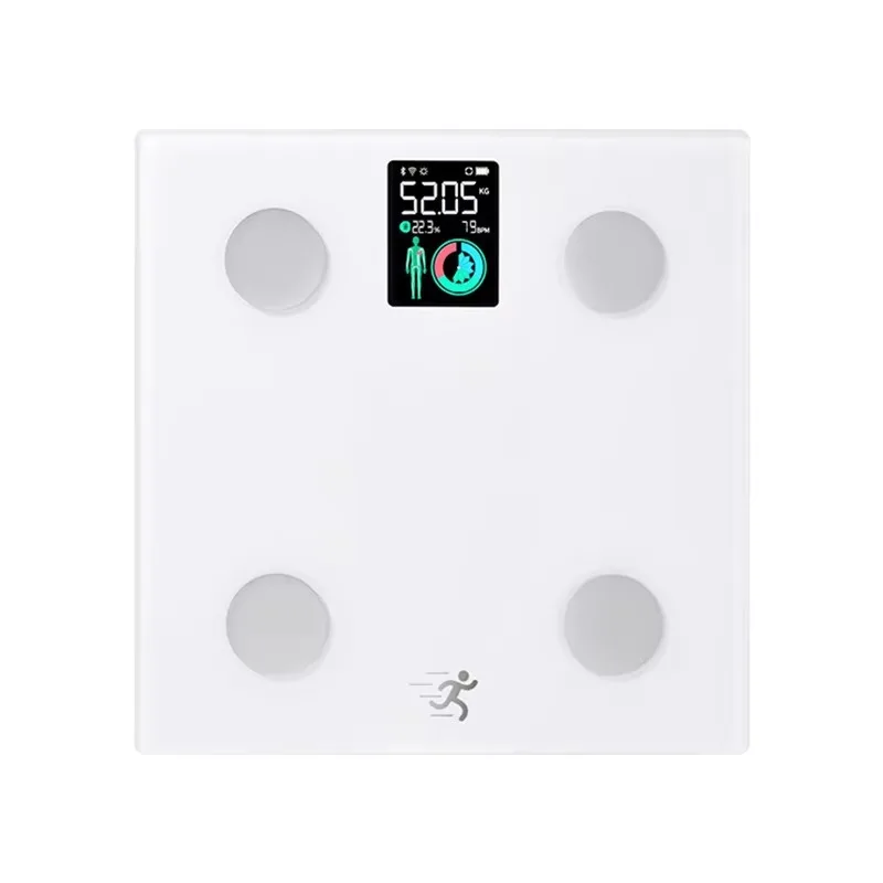 Smart Home Bone - เครื่องชั่งน้ำหนักไขมันในร่างกายอัจฉริยะ จอแสดงผลสีแบบดิจิทัล สำหรับตรวจสอบมวลกล้ามเนื้อและกระดูกเพื่อสุขภาพและการออกกำลังกายที่บ้าน