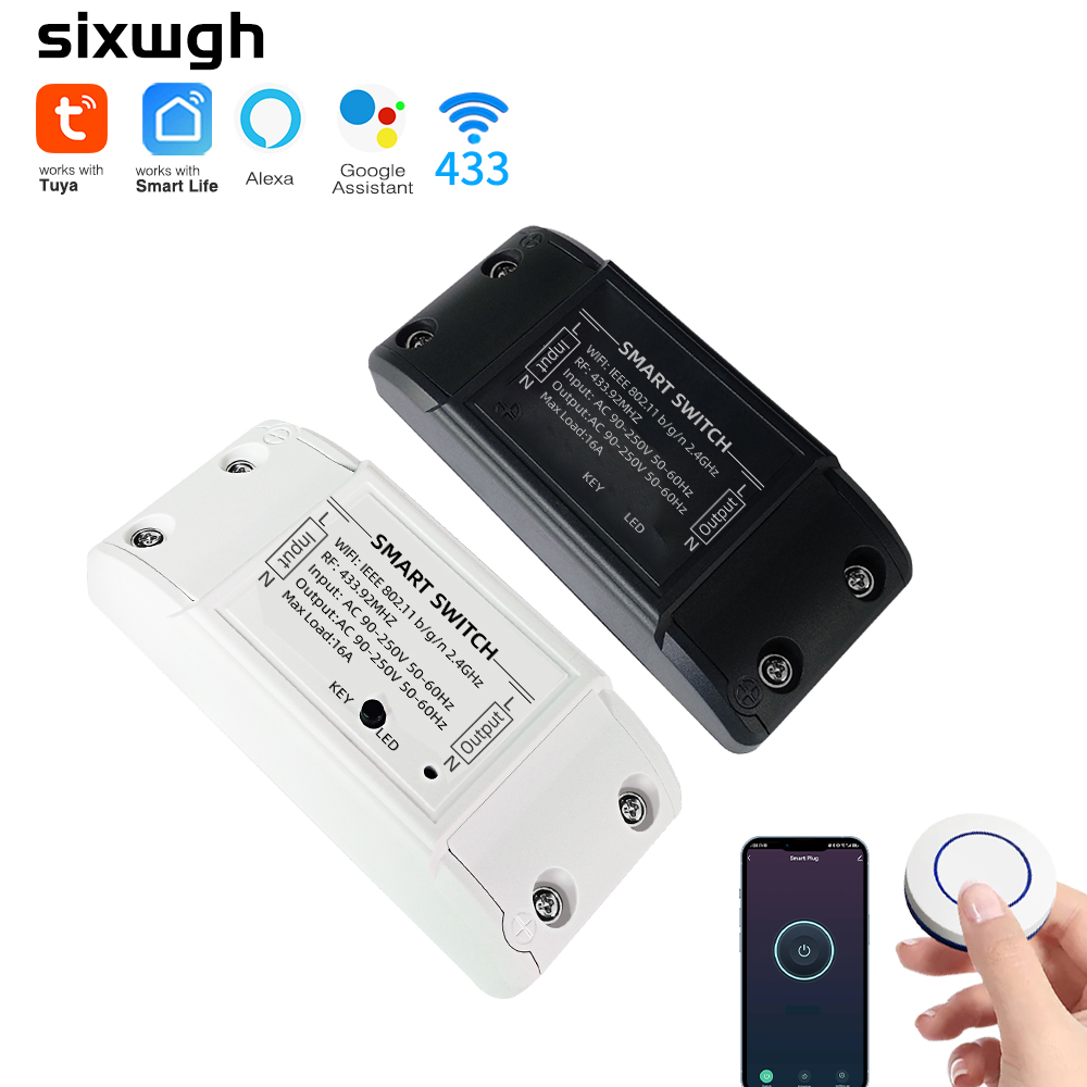 สวิตช์อัจฉริยะ Tuya WiFi RF433 - Smart Home Group บทวิจารณ์และราคา