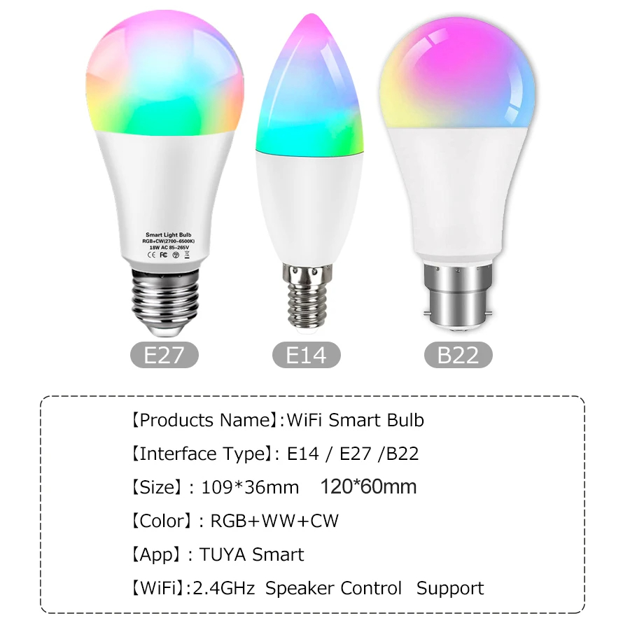 Tuya สมาร์ท WiFi หลอดไฟ Alexa  - Smart Home Yellow บทวิจารณ์และราคา