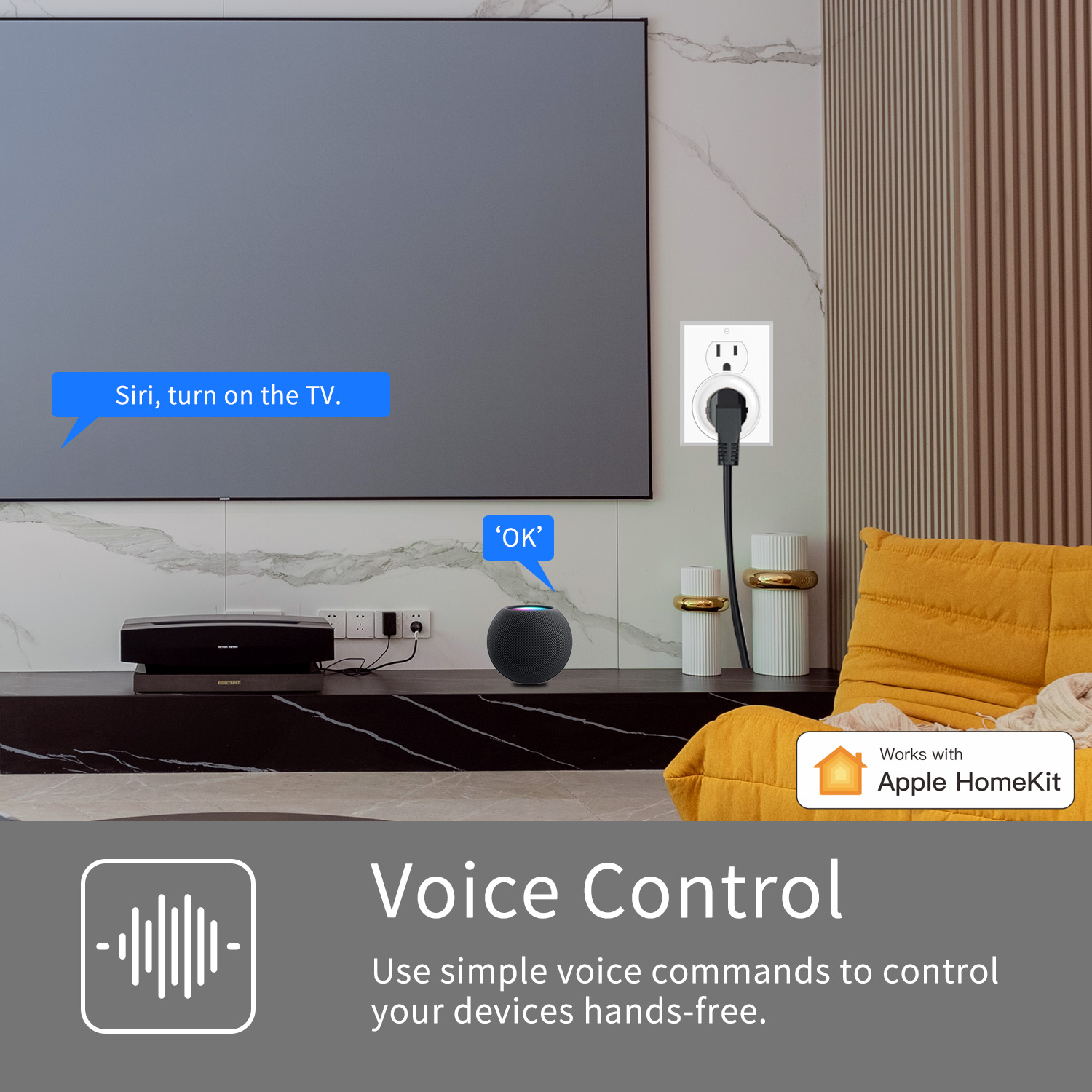 ปลั๊กอัจฉริยะ HomeKit US แบบกล - Smart Home Group บทวิจารณ์และราคา