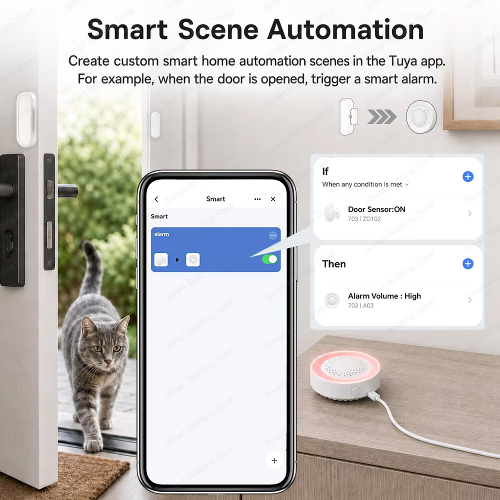 เซ็นเซอร์ประตูหน้าต่างกันน้ำ I - Smart Home Setup บทวิจารณ์และราคา