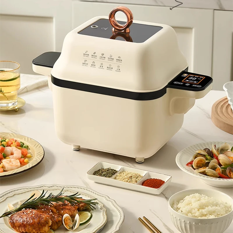 หุ่นยนต์ผัดอาหารอัตโนมัติเต็มร - Smart Home Bone บทวิจารณ์และราคา