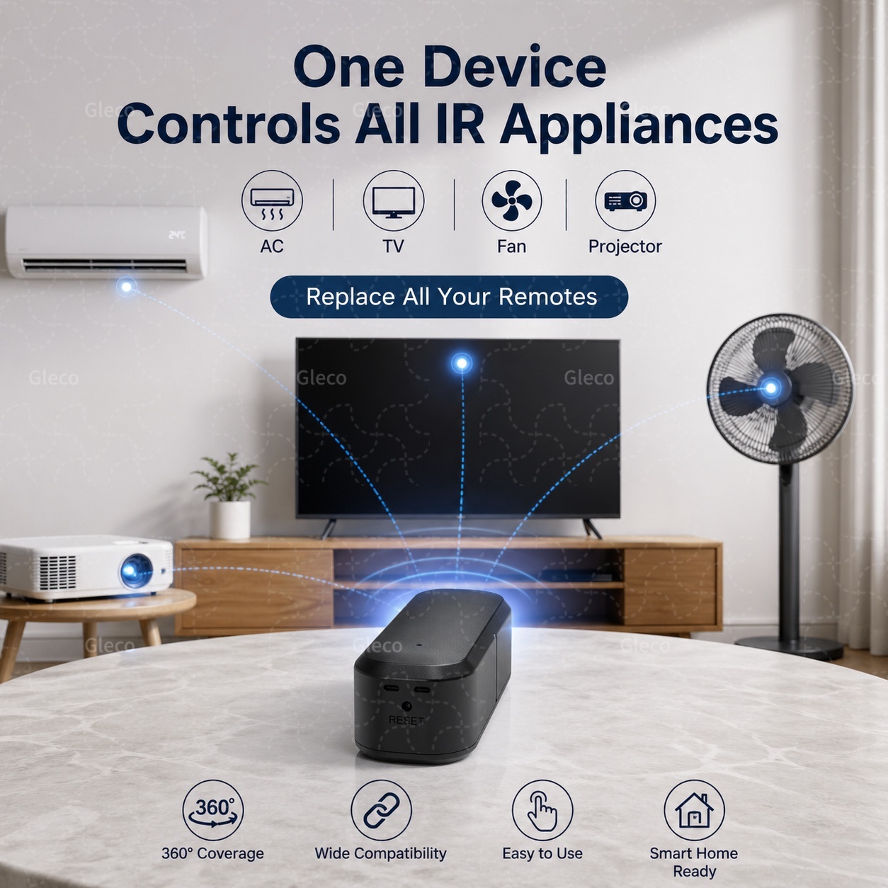 ซิกบีสมาร์ท IR รีโมทคอนโทรลอิน - Universal Remote Smart Home บทวิจารณ์และราคา