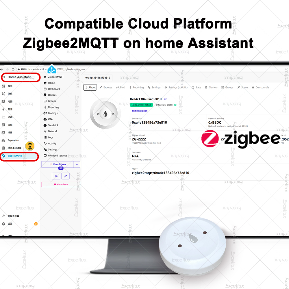 Zigbee เครื่องตรวจจับน้ํารั่วเ - Smart Home Yale บทวิจารณ์และราคา