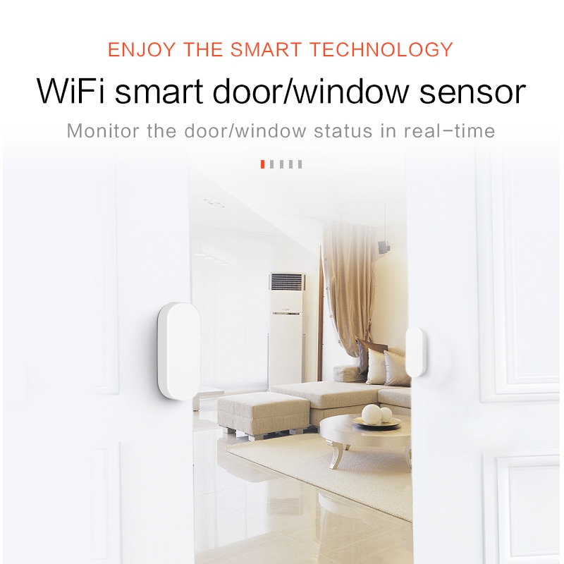Tuya สมาร์ทโฮมเซ็นเซอร์ประตู W - Smart Home Setup บทวิจารณ์และราคา