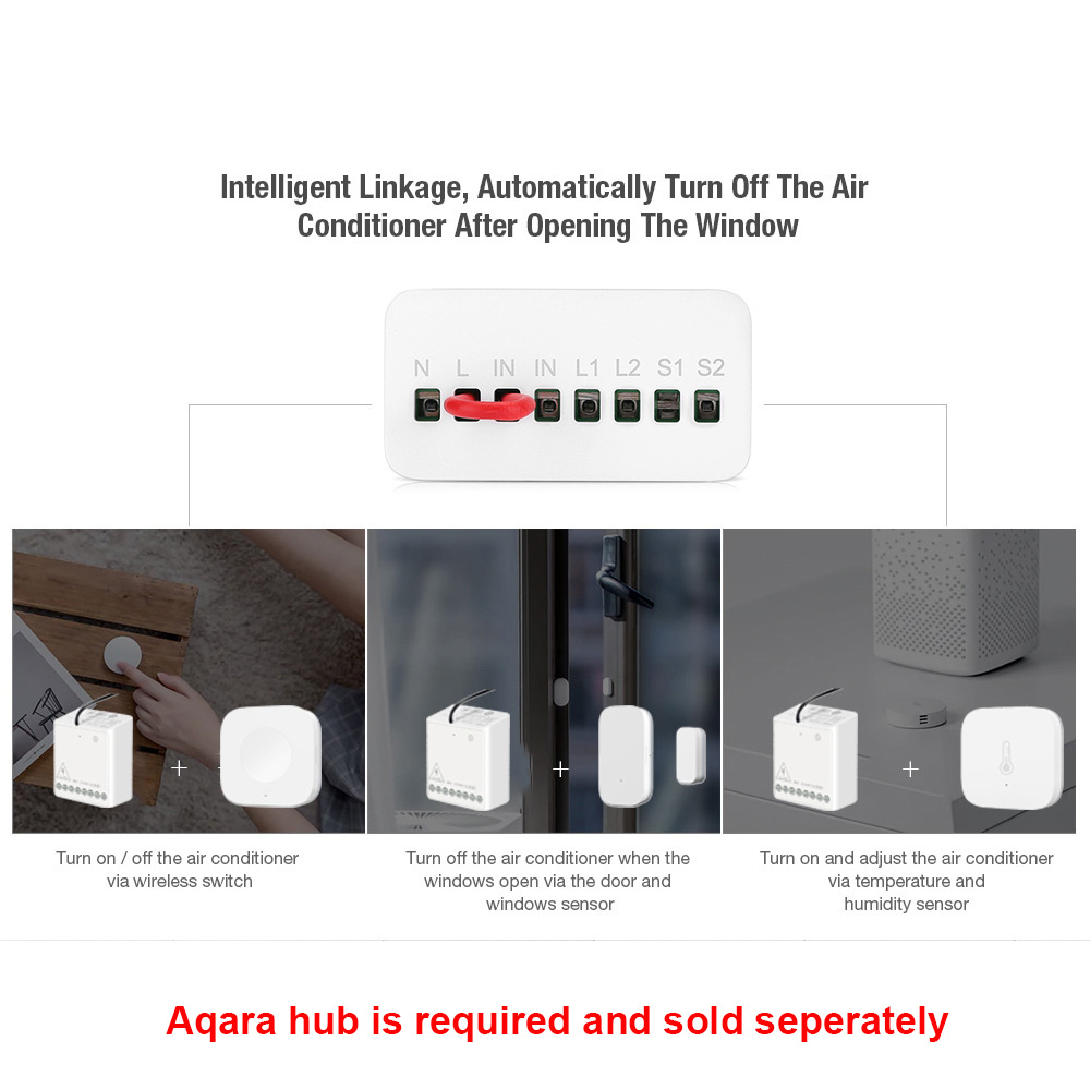 โมดูลควบคุมอัจฉริยะ Aqara แบบส - Smart Home Group บทวิจารณ์และราคา