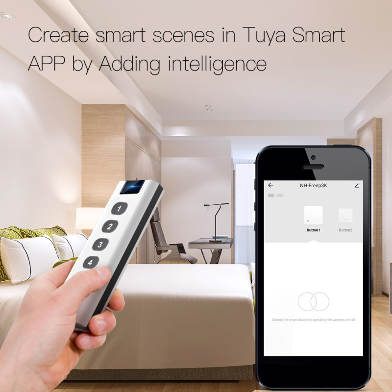 Tuya ZigBee สมาร์ทฉากสวิทช์ 1- - Smart Home Xiaomi Hub บทวิจารณ์และราคา