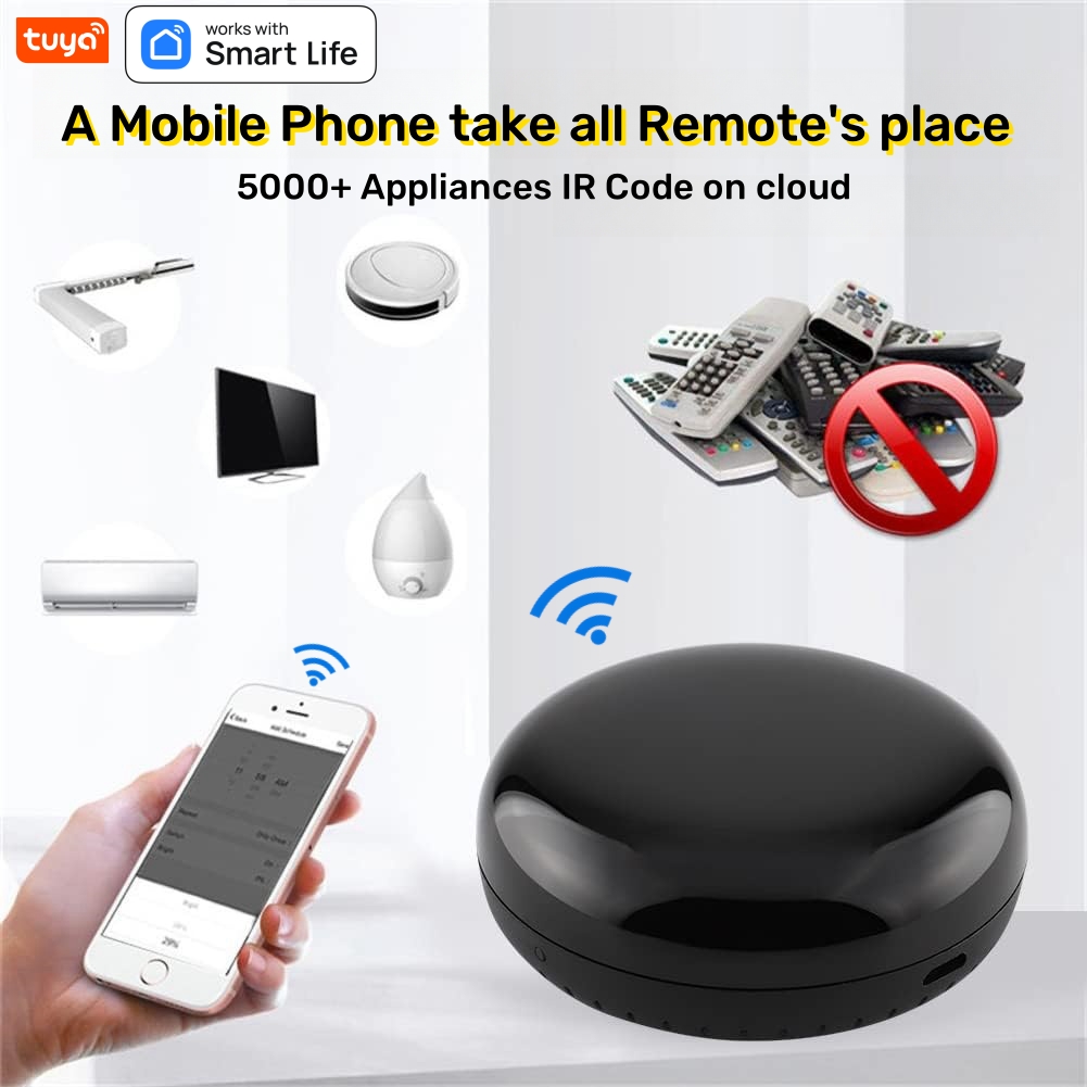 รีโมทคอนโทรลอเนกประสงค์ Tuya W - Universal Remote Smart Home บทวิจารณ์และราคา