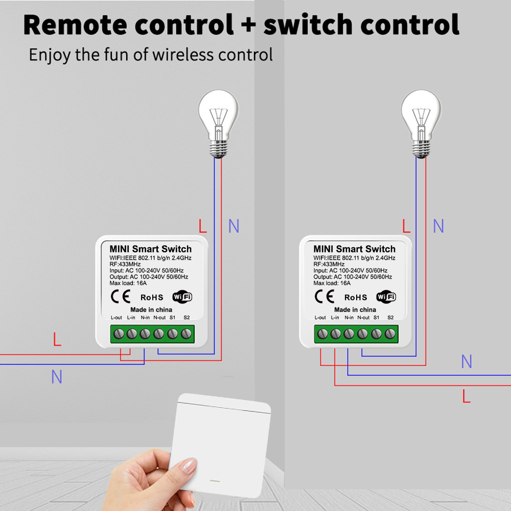 สวิตช์ไฟอัจฉริยะ Tuya WiFi สมา - Smart Home Yale บทวิจารณ์และราคา