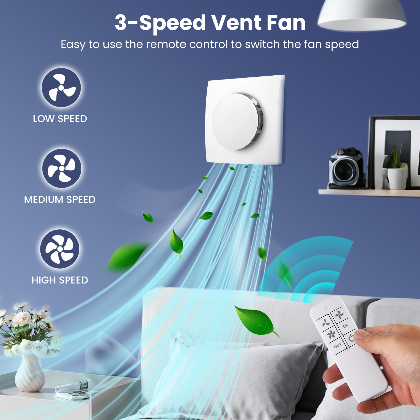 พัดลมดูดอากาศในห้องน้ำขนาด 100 - Smart Bathroom Fan บทวิจารณ์และราคา