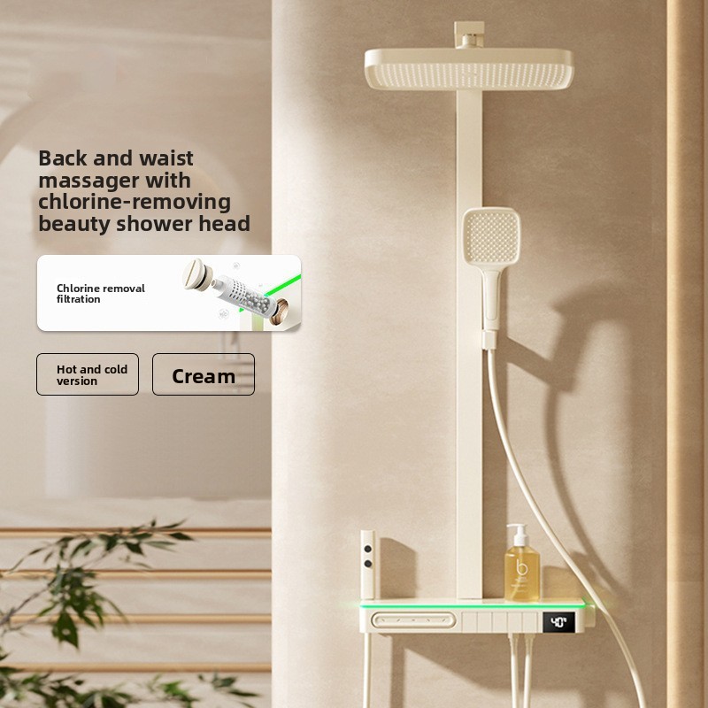 ชุดฝักบัวทองแดงอัจฉริยะพร้อมหน - Smart Home Uses บทวิจารณ์และราคา
