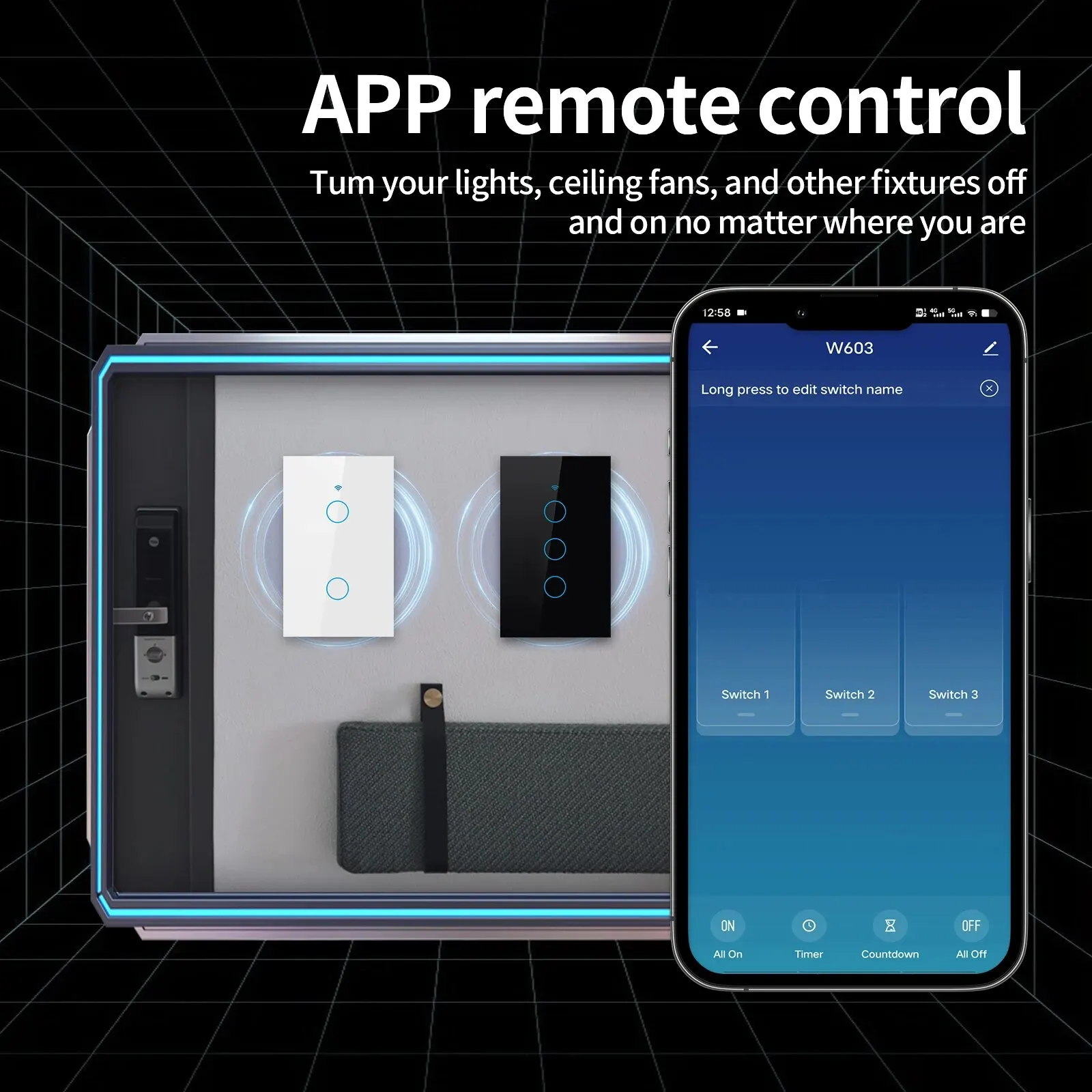 Tnce Tuya สวิตช์ไฟอัจฉริยะ wif - Smart Home Yale บทวิจารณ์และราคา
