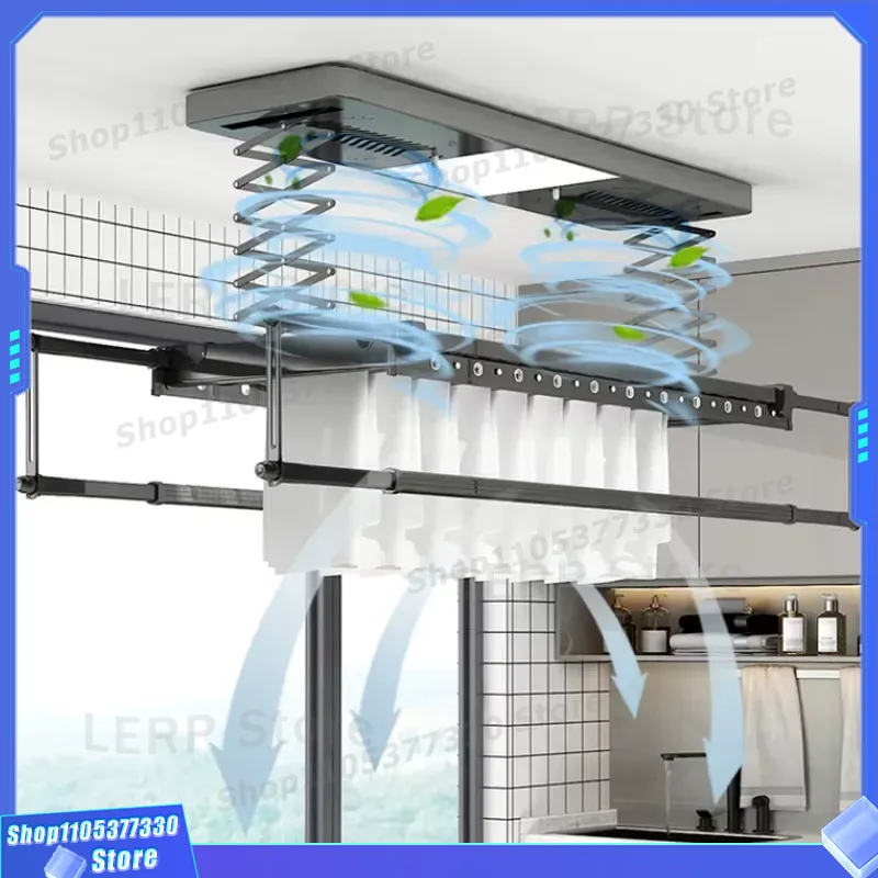 ราวตากผ้าไฟฟ้าอัจฉริยะพร้อมไฟ  - Smart Bathroom Fan บทวิจารณ์และราคา