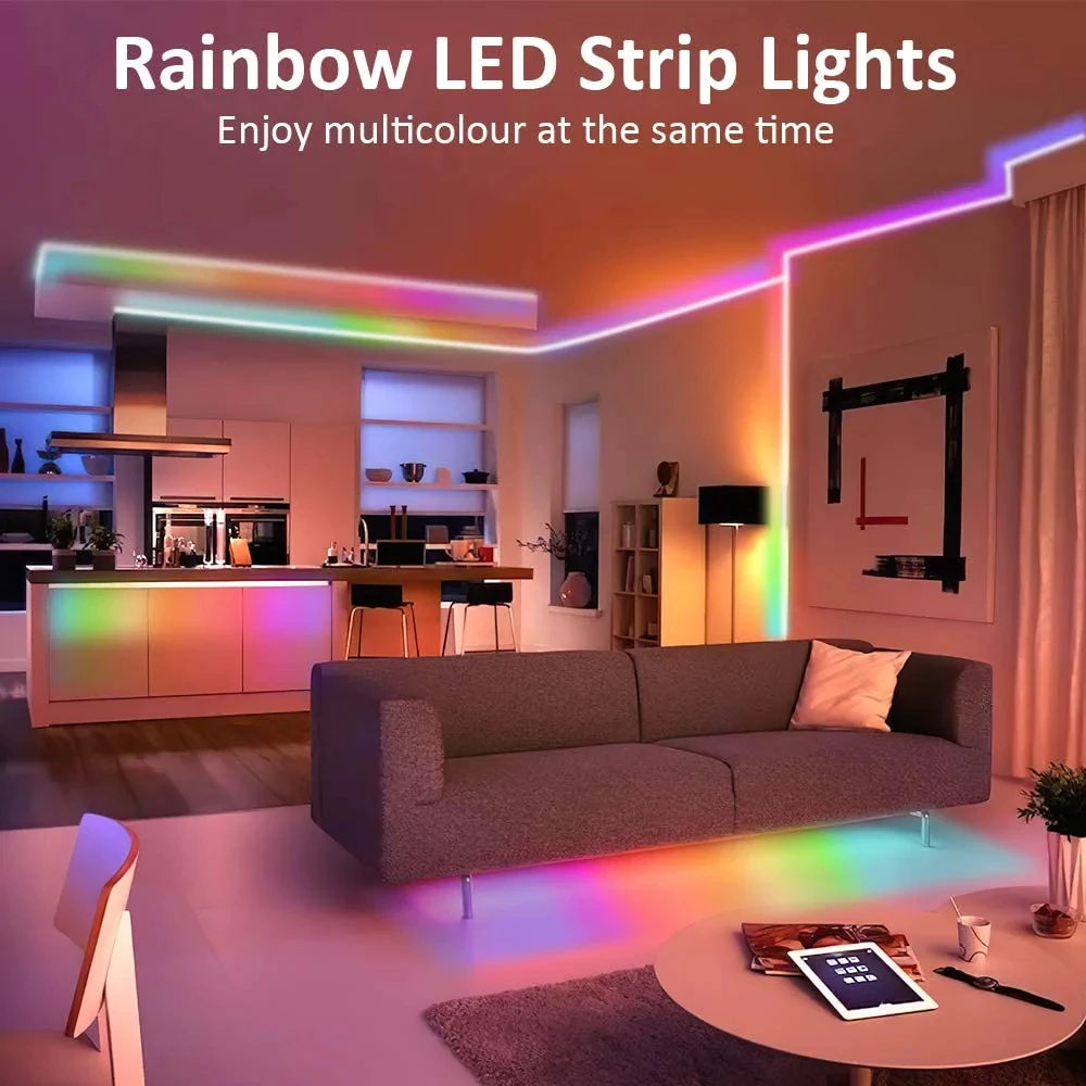 Tuya แถบนีออน LED ยืดหยุ่น rgb - Smart Home Yellow บทวิจารณ์และราคา