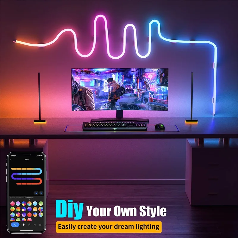 Tuya แถบนีออน LED ยืดหยุ่น rgb - Smart Home Yellow บทวิจารณ์และราคา