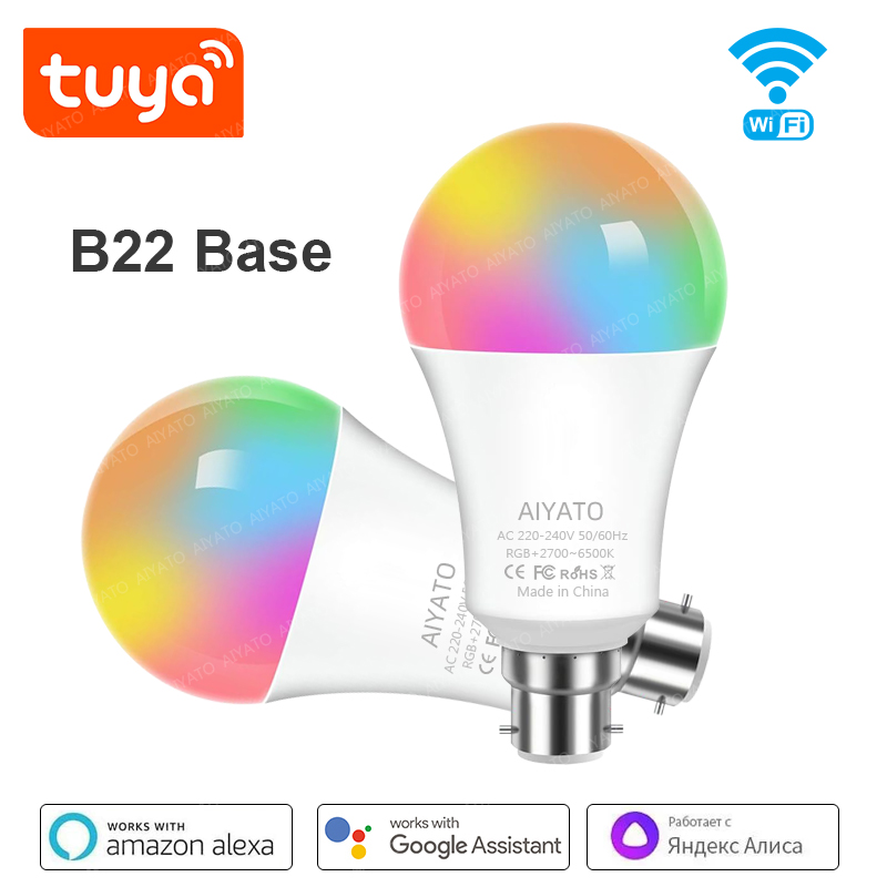 หลอดไฟอัจฉริยะ B22 Base UK TUY - Smart Home Yellow บทวิจารณ์และราคา