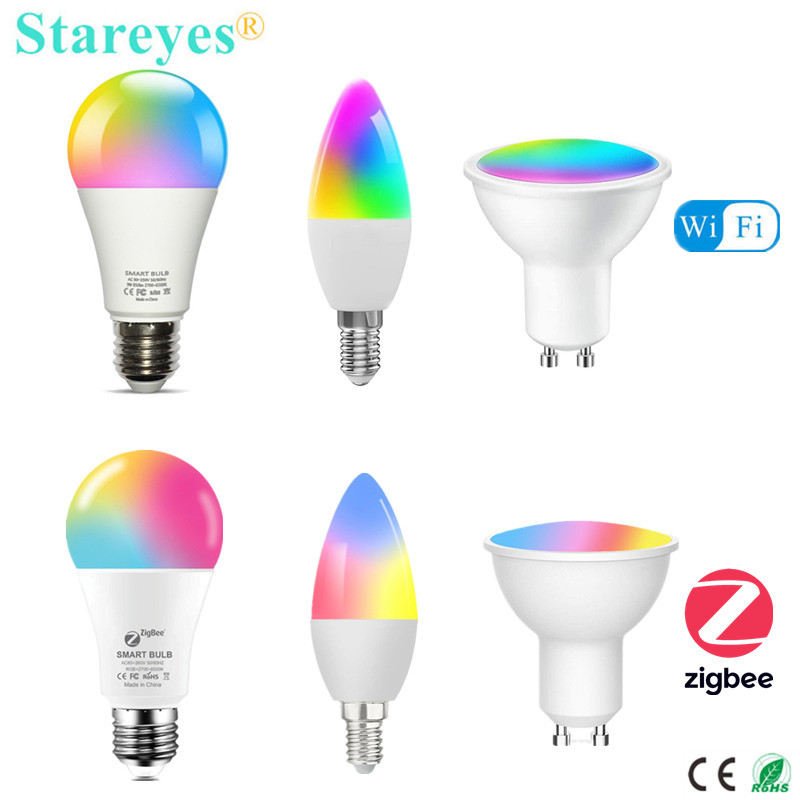 หลอดไฟ LED Tuya Smart WiFi Zig - Smart Home Yellow บทวิจารณ์และราคา